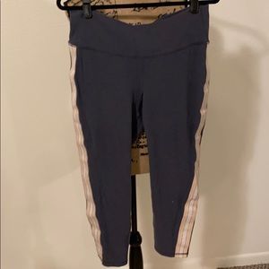 Cotton/spandex 3/4 length workout legging